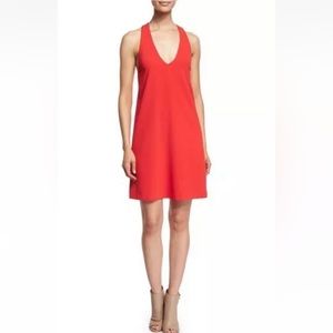 Alice + Olivia Halle Deep V-Neck Mini 👗